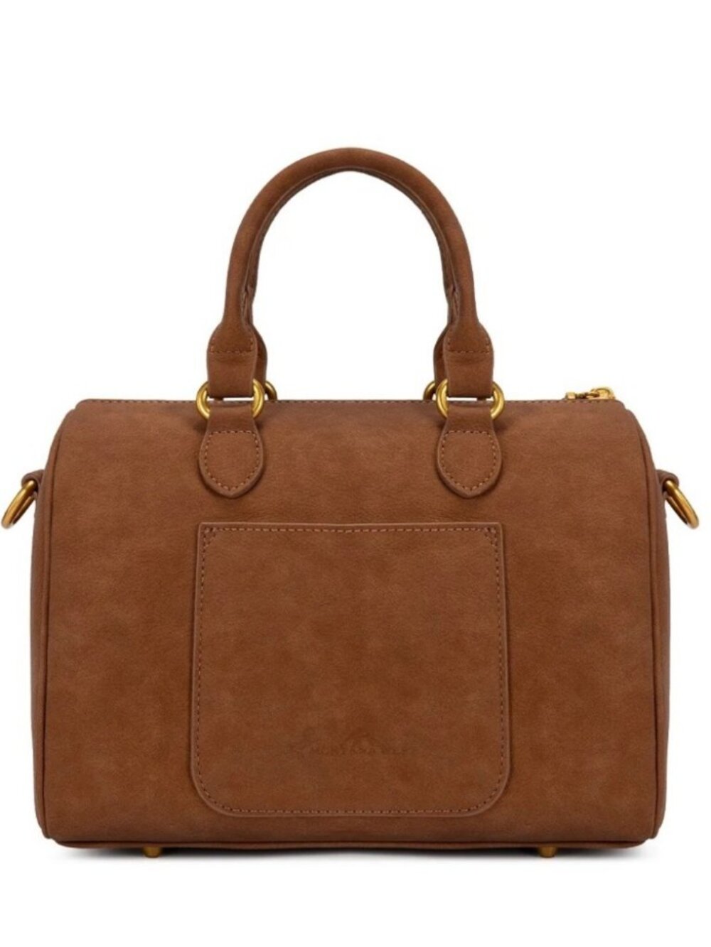 Montana West Western Horse Charm Satchel Crossbody Bag - Brown - Picture 6 of 8